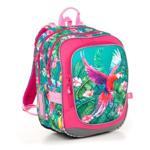 Školní batoh Topgal ENDY s papouškem Ara, vícebarevný