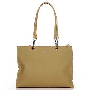 Velká praktická dámská koženková taška Arlette žlutá