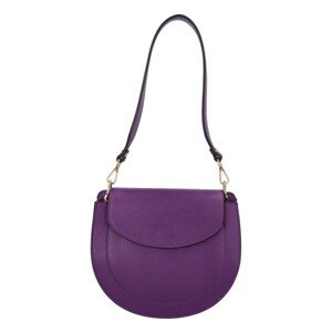 Luxusní kožená kabelka April, fialová