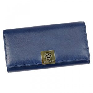 Dámská velká trendy kožená peněženka Dalia, modrá