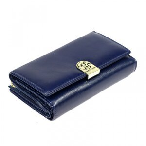 Stylová dámská kožená peněženka Nora, modrá