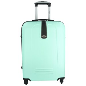 Plastový cestovní kufr Peek, světle zelená L