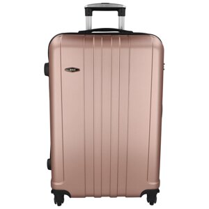 Cestovní kufr Normand Ros Gold, růžová/zlatá sada L