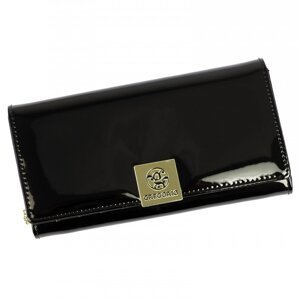 Dámská luxusní kožená peněženka Gregorio Simba, černá