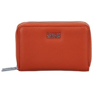 Trendová dámská koženková peněženka Fijo, oranžová