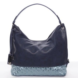 Hladká dámská kabelka Estela, modrá