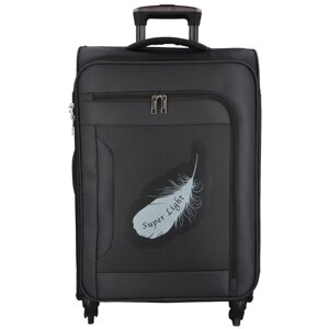 Ultralehký textilní kufr AirPack vel. S, tmavě šedý