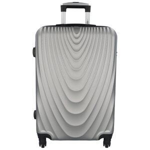 Cestovní pilotní kufr Travel Grey velikost L, šedý