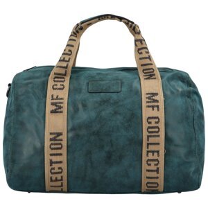 Cestovní dámská koženková kabelka Gita zimní kolekce, zelená