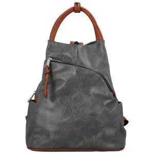 Trendový dámský batoh Zuela, šedá