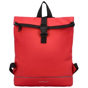 Trendy dámský pogumovaný batoh Andree,   zářivě červená