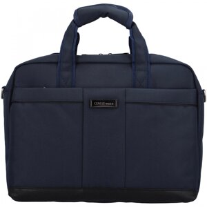 Elegantní pánská business taška Coveri Jennedie, modrá