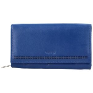 Dámská kožená peněženka Bellugio Utaraxa, tmavě modrá