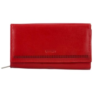 Dámská kožená peněženka Bellugio Utaraxa, červená