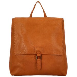 Stylový dámský koženkový kabelko-batoh Octavius, hnědý