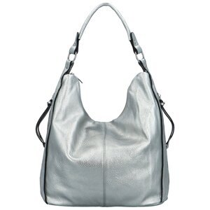 Trendy dámská kabelka přes rameno Staphine, stříbrná