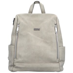 Stylový dámský koženkový kabelko/batoh Trinida, šedý
