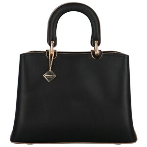 Luxusní dámská kabelka do ruky Rollins, černá