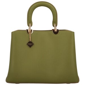 Luxusní dámská kabelka do ruky Rollins, zelená