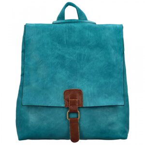 Stylový dámský kabelko-batoh Friditt, modrá