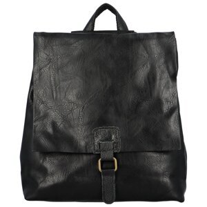 Stylový dámský kabelko-batoh Friditt, černá