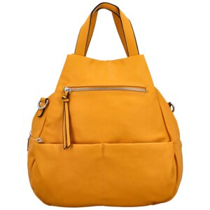 Trendy dámský kabelko-batůžek Tarotta, žlutá